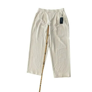 11. Honore Cream Wide Legs Slash Pockets Pants Size 14